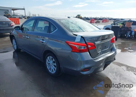 2018 Nissan Sentra Sv z USA, uszkodzony, nr VIN 3N1AB7AP8JY289710